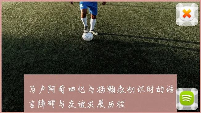 马卢阿奇回忆与杨瀚森初识时的语言障碍与友谊发展历程